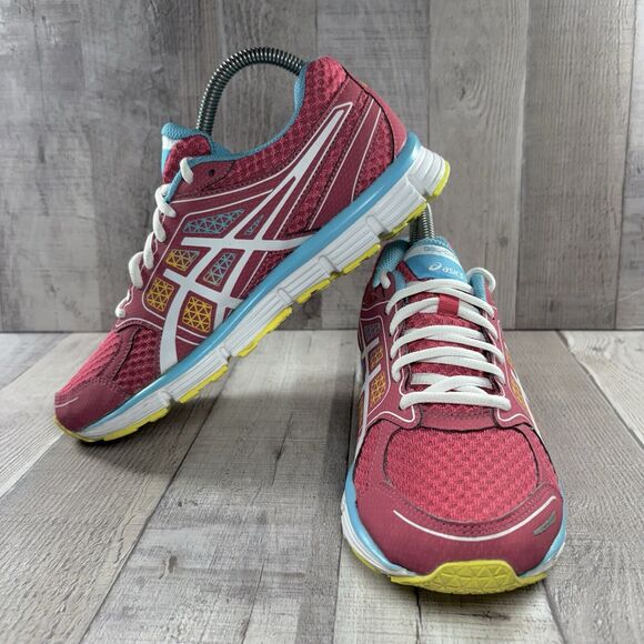 Asics GEL Chase Womens Size 8 Running Shoes Sneakers Trainers Low Top Pink T3A7Q - Picture 2 of 11